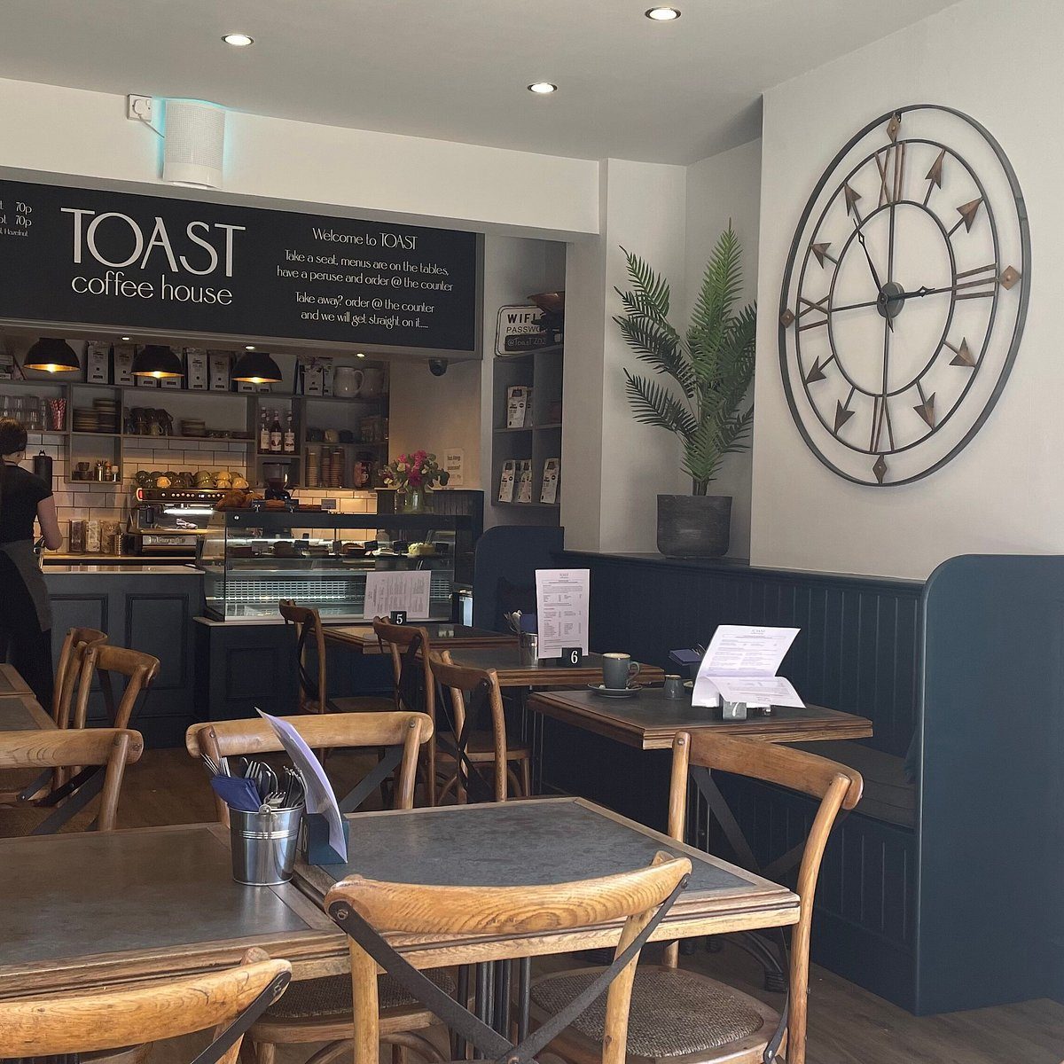 Inside Toast Coffee House, Tywyn