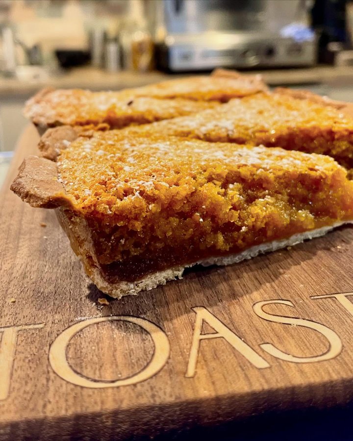 Homemade tart at Toast Coffee House